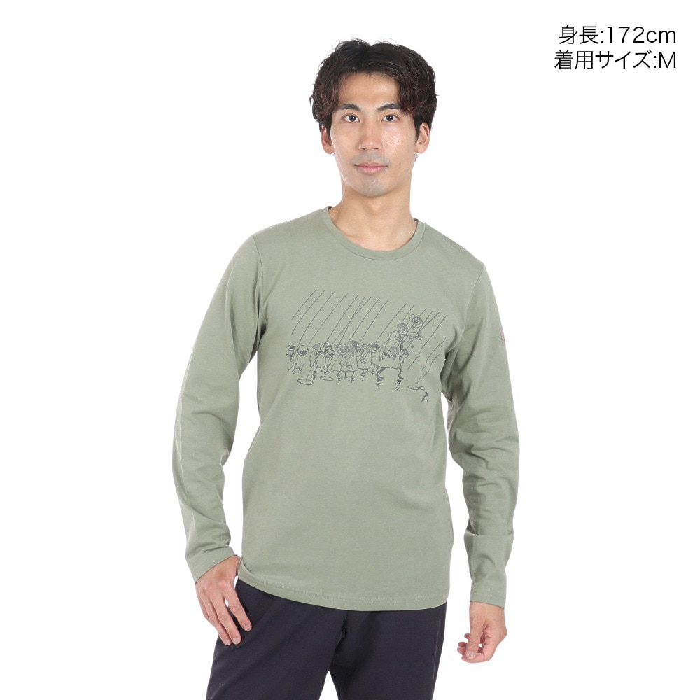 アイスピーク（ICEPEAK）（メンズ）北欧デザイン スナフキン 長袖Tシャツ ムーミン VIENNA M57773 562