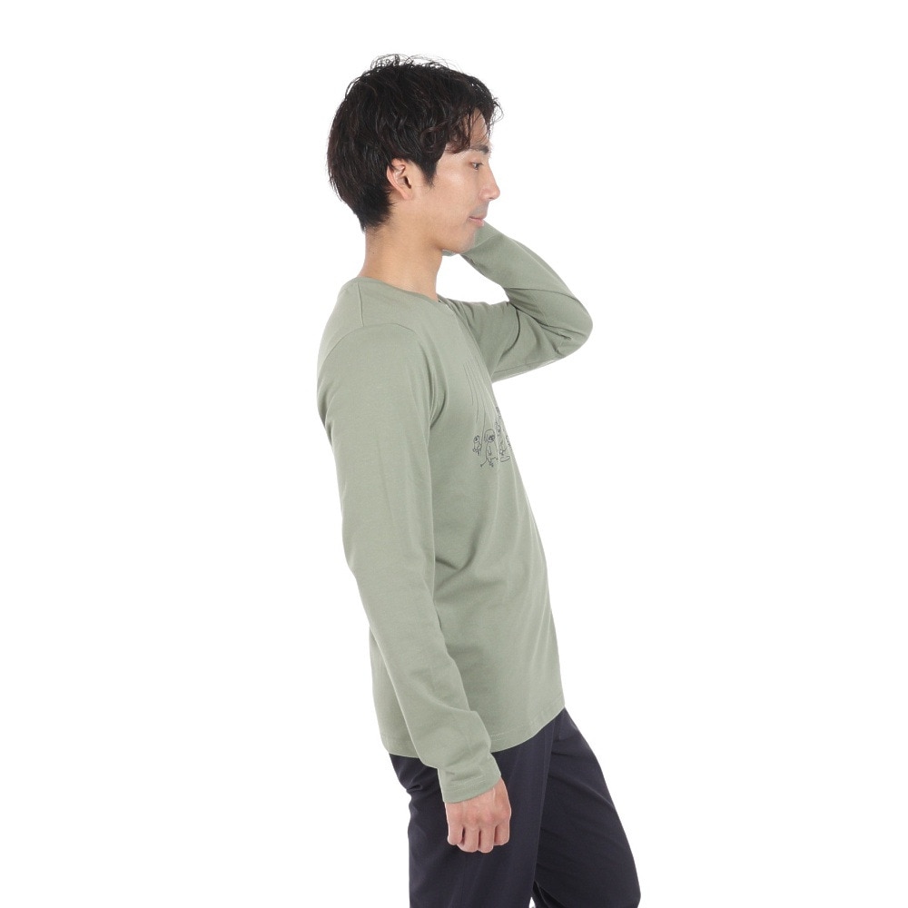 アイスピーク（ICEPEAK）（メンズ）北欧デザイン スナフキン 長袖Tシャツ ムーミン VIENNA M57773 562