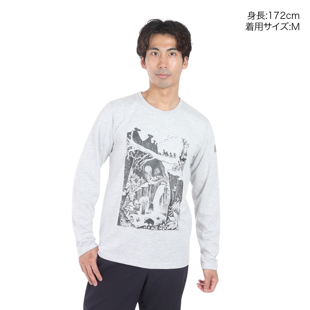 アイスピーク（ICEPEAK）（メンズ）北欧デザイン オーガニックコットン使用 ムーミン谷 長袖Tシャツ ムーミン VIENNA M57773 811