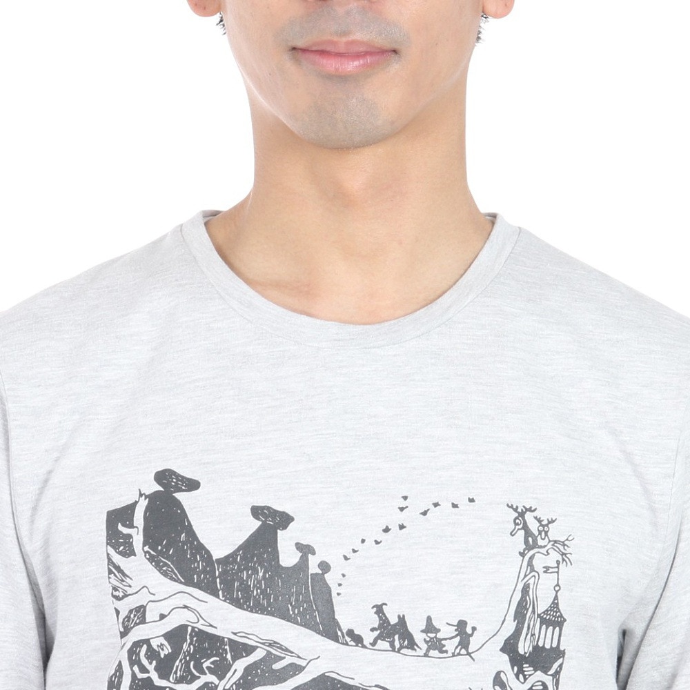 アイスピーク（ICEPEAK）（メンズ）北欧デザイン オーガニックコットン使用 ムーミン谷 長袖Tシャツ ムーミン VIENNA M57773 811