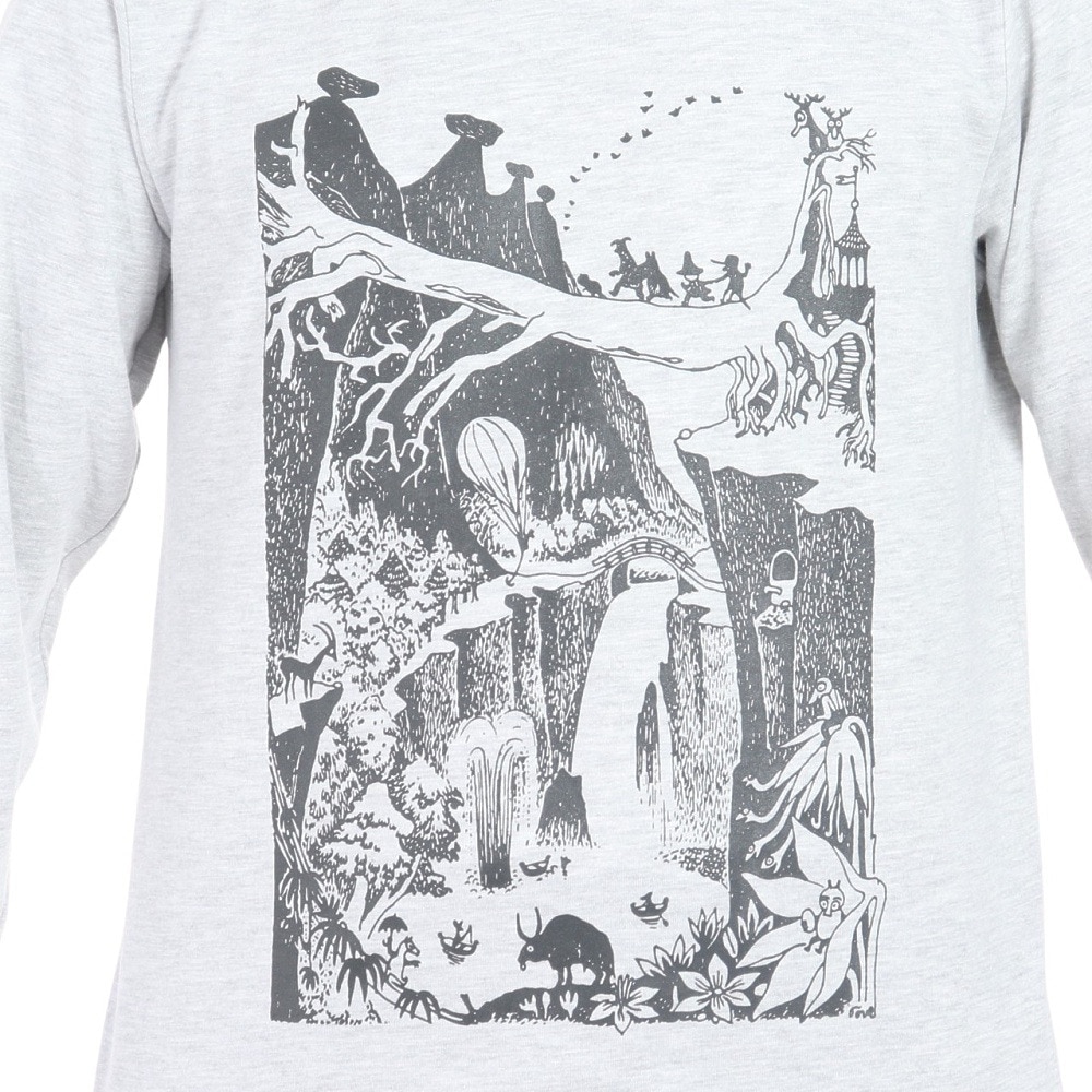 アイスピーク（ICEPEAK）（メンズ）北欧デザイン オーガニックコットン使用 ムーミン谷 長袖Tシャツ ムーミン VIENNA M57773 811