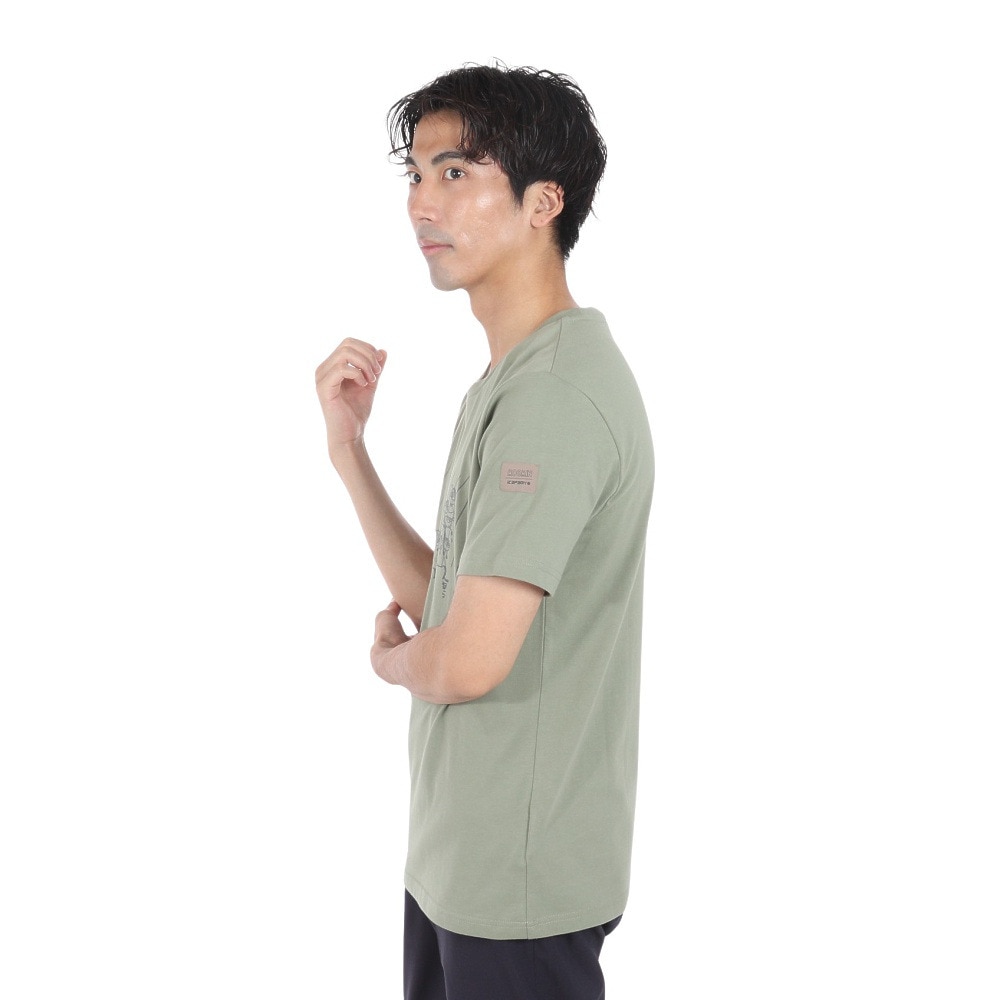 アイスピーク（ICEPEAK）（メンズ）北欧デザイン スナフキン 半袖Tシャツ ムーミン VICCO M57772 562