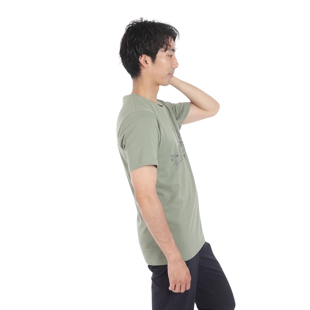 アイスピーク（ICEPEAK）（メンズ）北欧デザイン スナフキン 半袖Tシャツ ムーミン VICCO M57772 562
