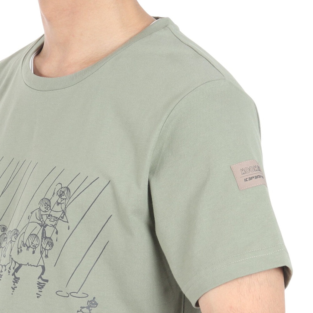 アイスピーク（ICEPEAK）（メンズ）北欧デザイン スナフキン 半袖Tシャツ ムーミン VICCO M57772 562