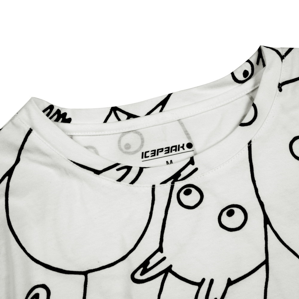 アイスピーク（ICEPEAK）（メンズ）北欧デザイン ムーミン柄 半袖Tシャツ VELTEN M57775 980