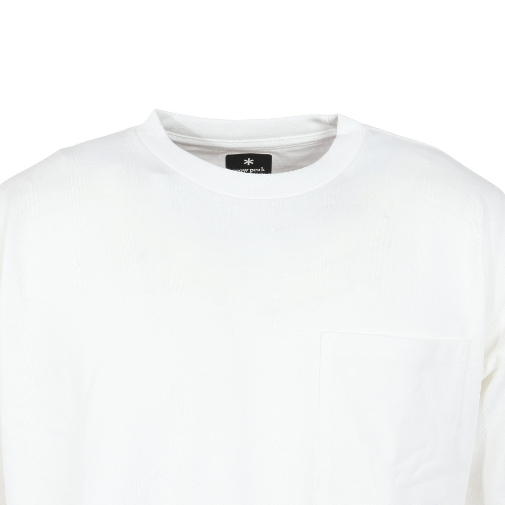 スノーピーク（snow peak）（メンズ）半袖シャツ カジュアル ポケットTシャツ SPE-TS-23AU001WH