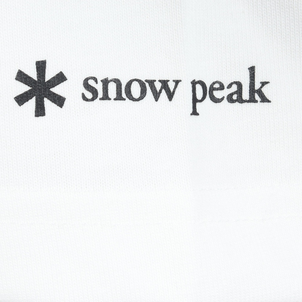 スノーピーク（snow peak）（メンズ）半袖シャツ カジュアル ポケットTシャツ SPE-TS-23AU001WH