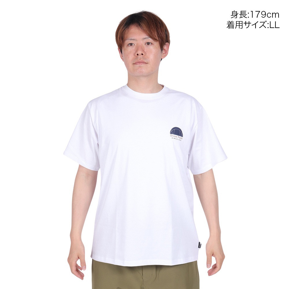 スノーピーク（snow peak）（メンズ）カジュアル Alpha Breeze Typography 半袖Tシャツ TS-24SU001WH