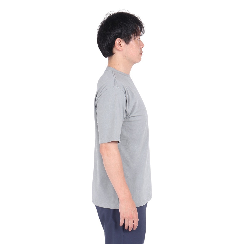 スノーピーク（snow peak）（メンズ）半袖 カジュアル ポケットTシャツ SPE-TS-23AU001 GY