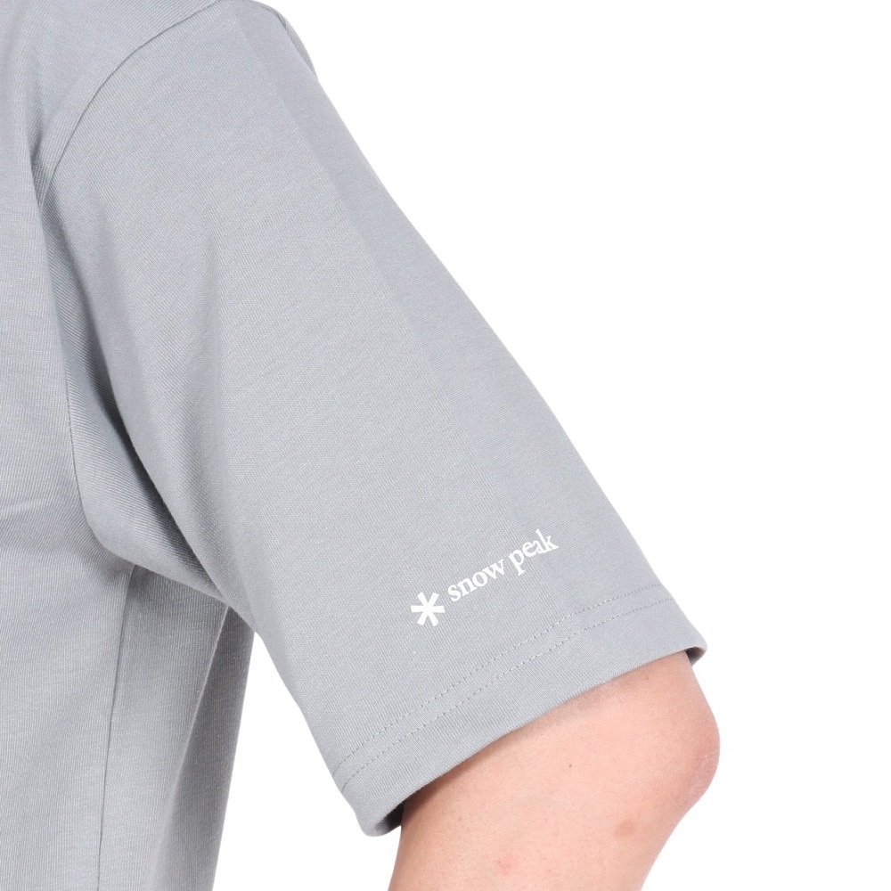 スノーピーク（snow peak）（メンズ）半袖 カジュアル ポケットTシャツ SPE-TS-23AU001 GY