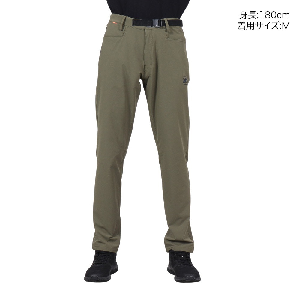 マムート（MAMMUT）（メンズ）パンツ ボトム Utility SO AF 1021-01090-4584 カーキ ウエスト調節 ストレッチ 撥水 サイズSS～LL