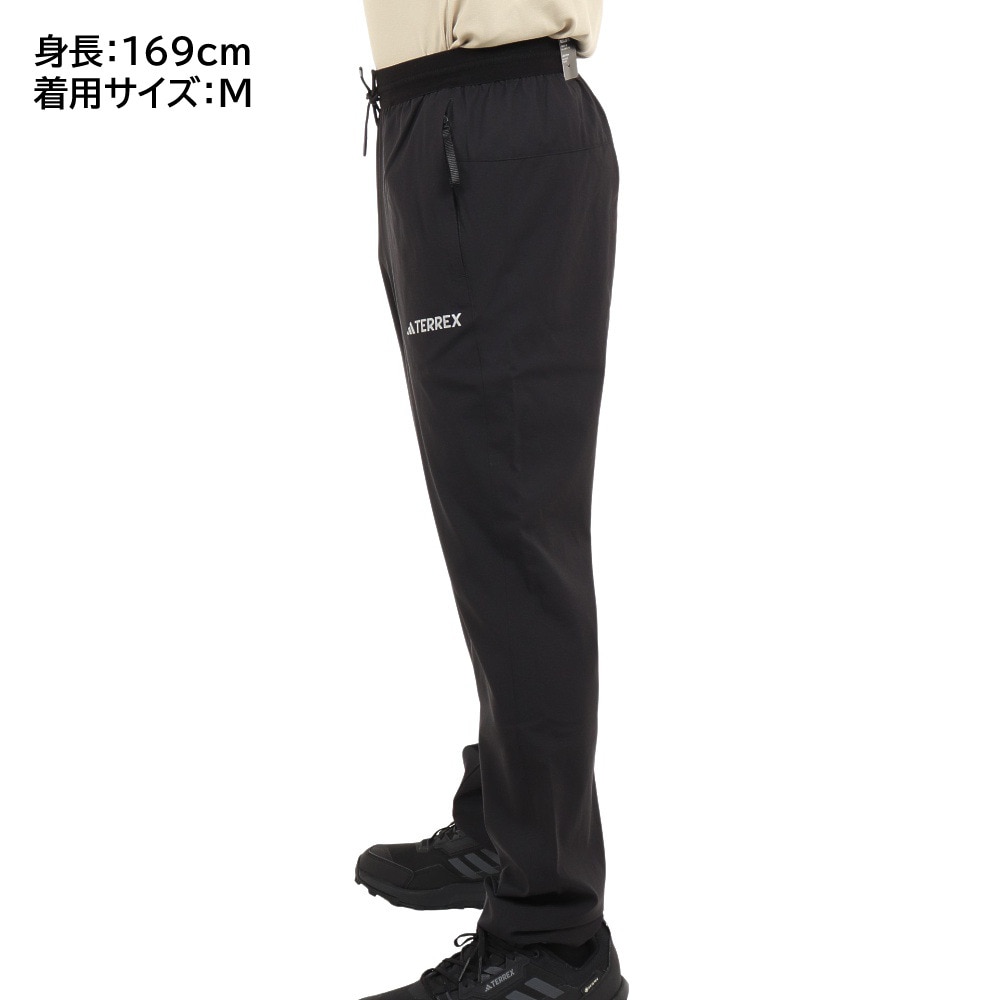 アディダス（adidas）（メンズ）パンツ ボトム テレックス ライトフレックスパンツ EBN32-HS5894 ブラック ウエスト調節 速乾 はっ水 