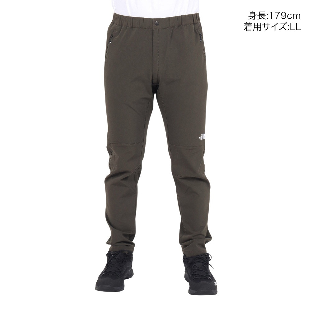 ザ・ノース・フェイス（THE NORTH FACE）（メンズ）パンツ ボトム アルパインライトパンツ NB32301 NT カーキ 春 ストレッチ ウエスト調節 リラックスパンツ