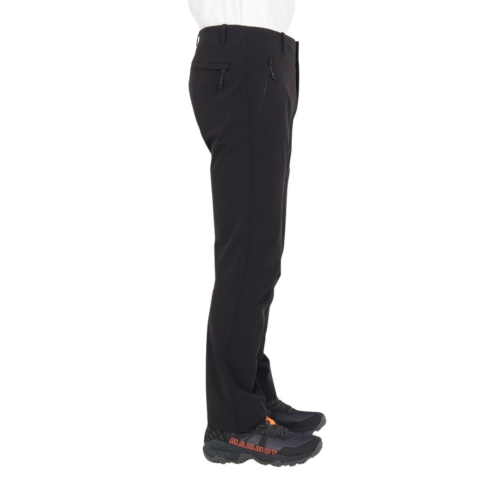 マムート（MAMMUT）（メンズ）軽量 撥水 ストレッチ パンツ ボトム Trekkers 3.0 SO Pants AF Men 1021-00413-0001 ブラック