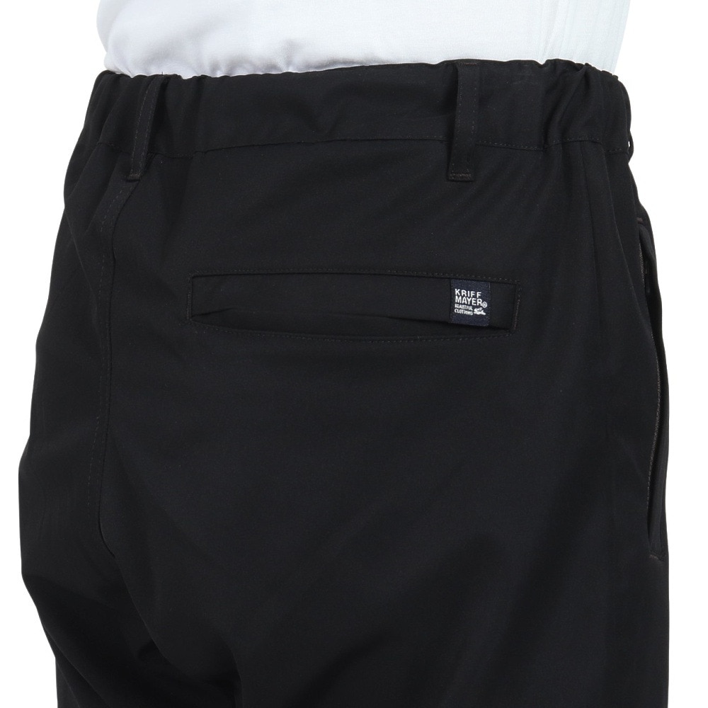 クリフメイヤー（KRIFF MAYER）（メンズ）パンツ ボトム ストレッチ クライミングパンツ 2417865X 19 BLACK ブラック 裾スピンドル
