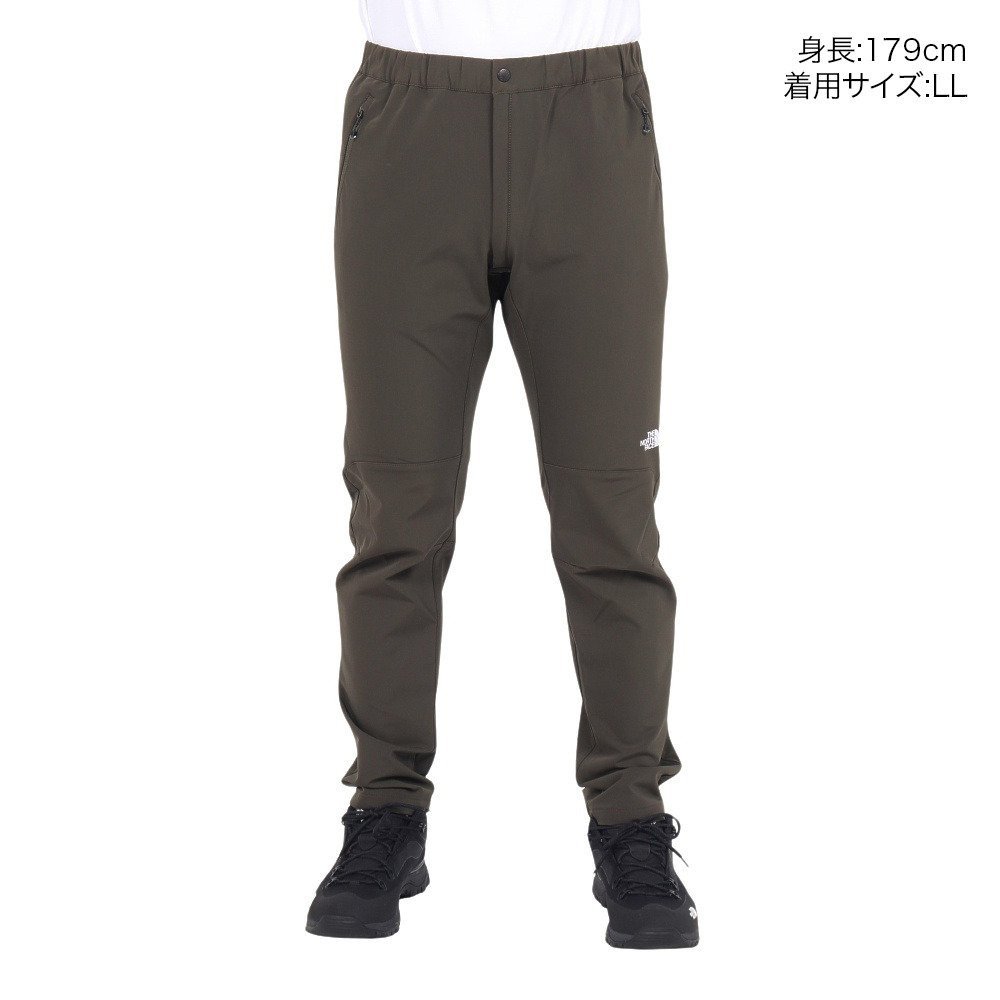 パンツ ボトム アルパインライトパンツ NB32301 NT カーキ 春 ストレッチ ウエスト調節 リラックスパンツ 2