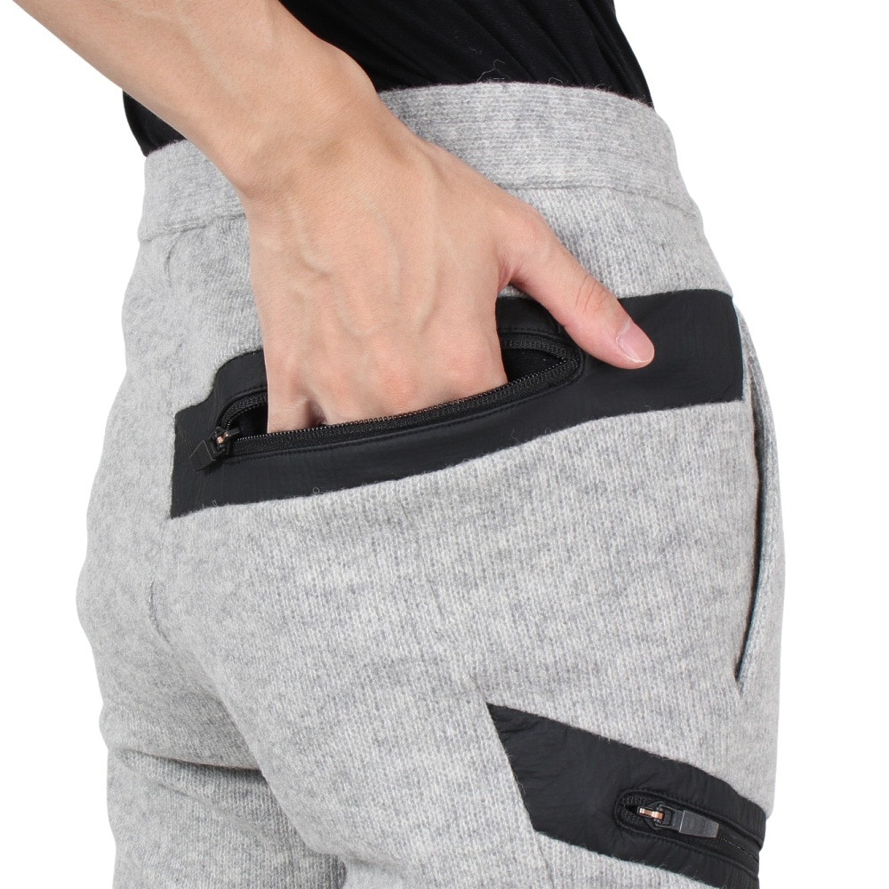 POLEWARDS（メンズ）ニットフリースパンツ PW28JF67LGRY