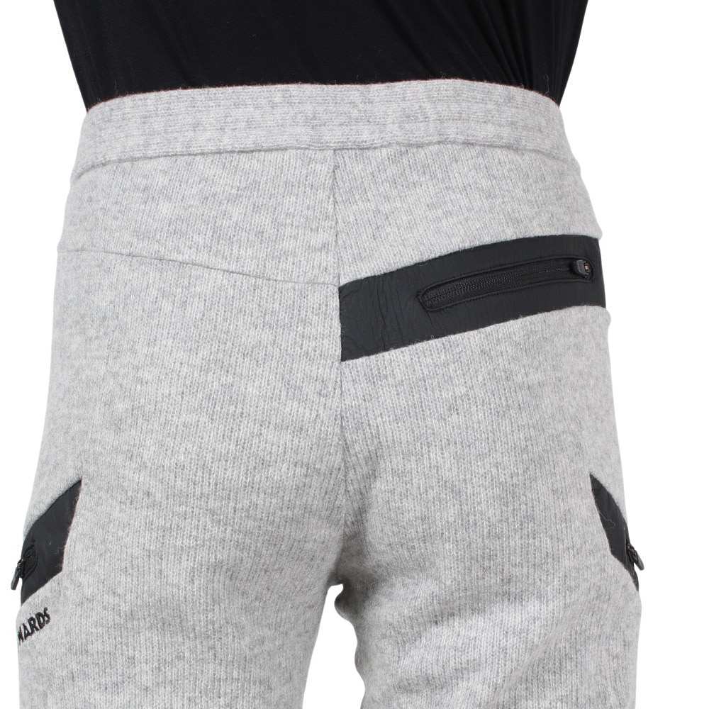 POLEWARDS（メンズ）ニットフリースパンツ PW28JF67LGRY