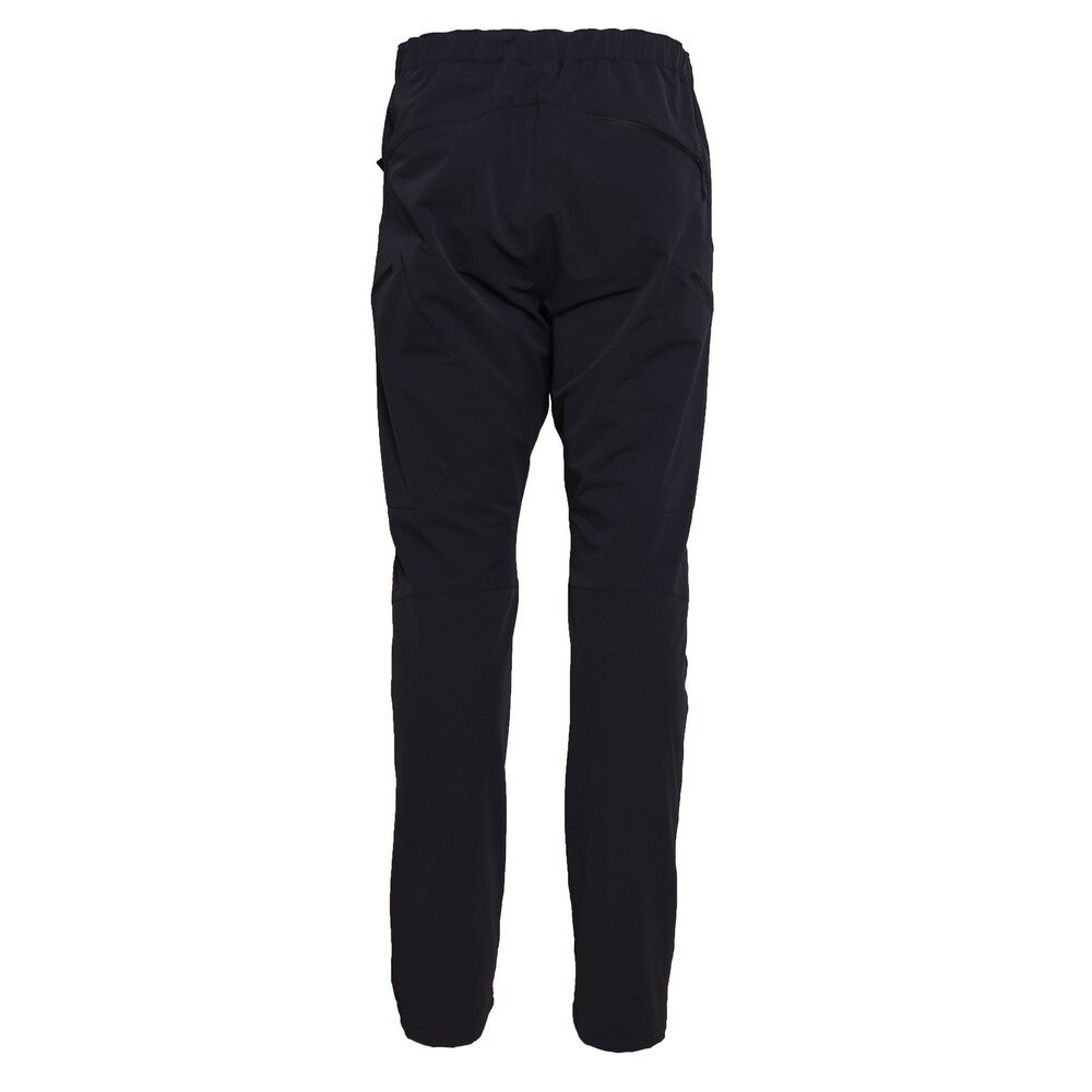 POLEWARDS（メンズ）ストレッチ ファスナー付き マルチポケット トレックサーモリニングパンツ PW2JJD07 BLK★★★