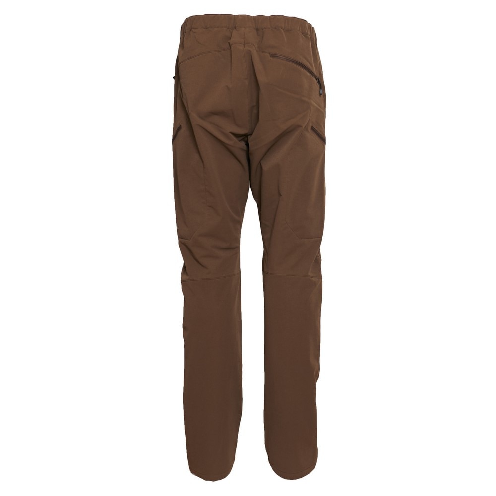 POLEWARDS（メンズ）ストレッチ ファスナー付き マルチポケット トレックサーモリニングパンツ PW2JJD07 KAK カーキ★★★
