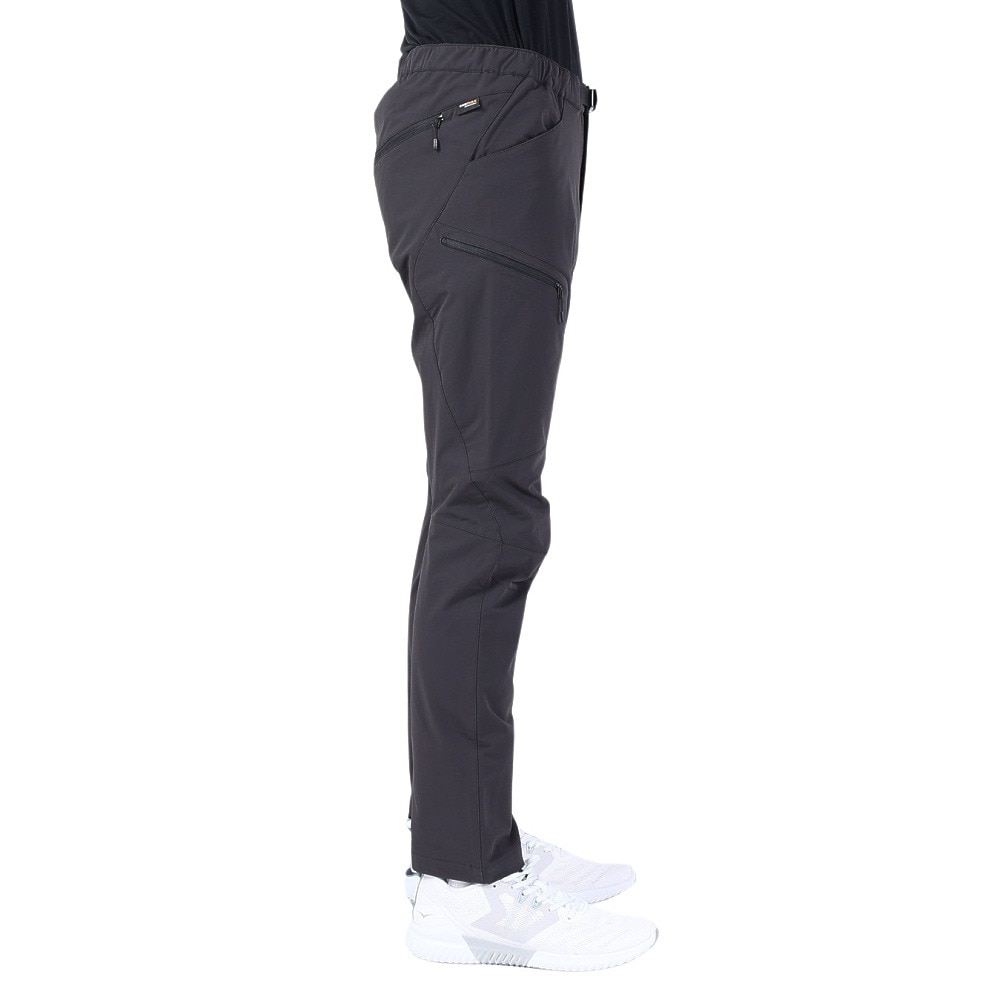 POLEWARDS（メンズ）パンツ ボトム サーマライニング トレックパンツ PW2QJD11 BLK ブラック ストレッチ 高耐久 撥水