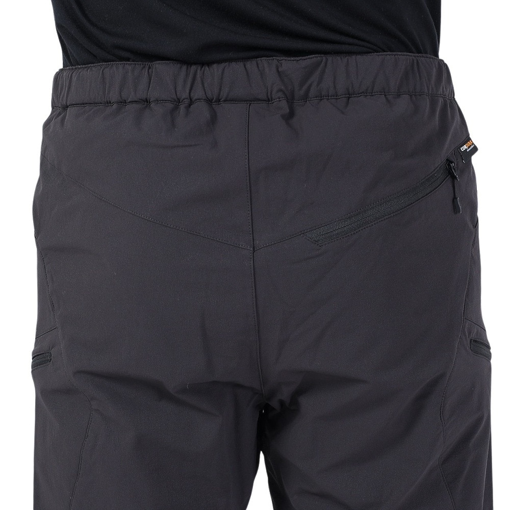 POLEWARDS（メンズ）パンツ ボトム サーマライニング トレックパンツ PW2QJD11 BLK ブラック ストレッチ 高耐久 撥水