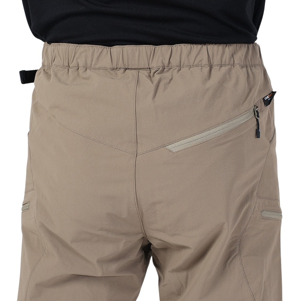 POLEWARDS（メンズ）パンツ ボトム サーマライニング トレックパンツ PW2QJD11 D.BEG ベージュ 耐久性 撥水 ストレッチ