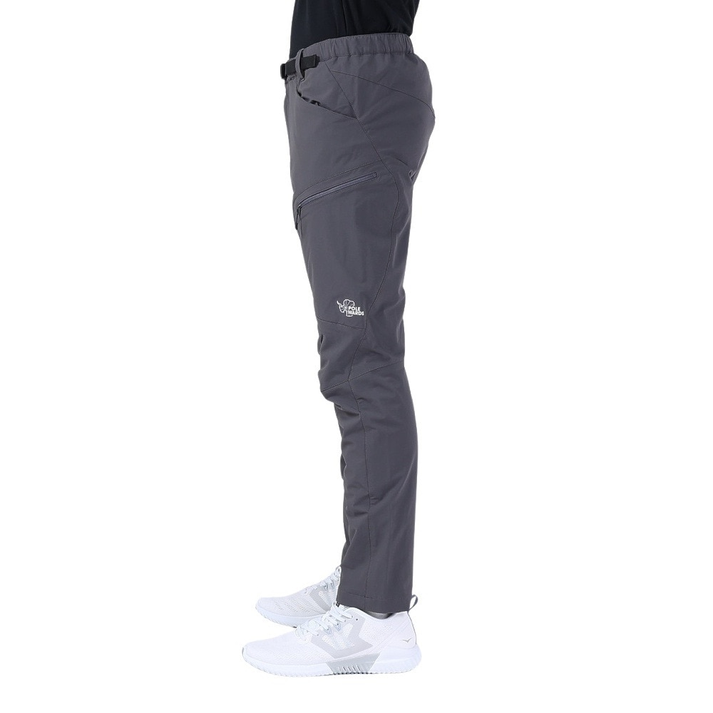 POLEWARDS（メンズ）パンツ ボトム サーマライニング トレックパンツ PW2QJD11 D.GRY グレー 耐久性 撥水 ストレッチ