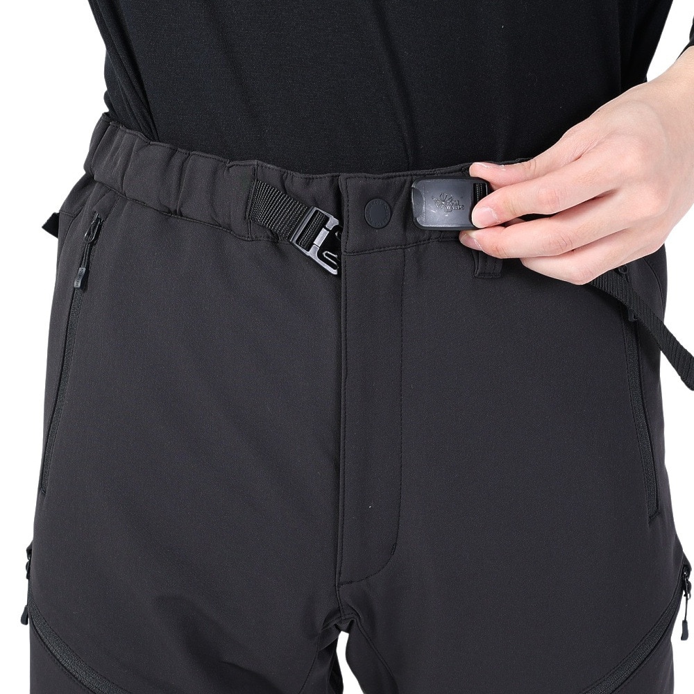 POLEWARDS（メンズ）パンツ ボトム デュラブル サーモトレックパンツ PW2QJD12 BLK ブラック 高耐久 撥水 ストレッチ