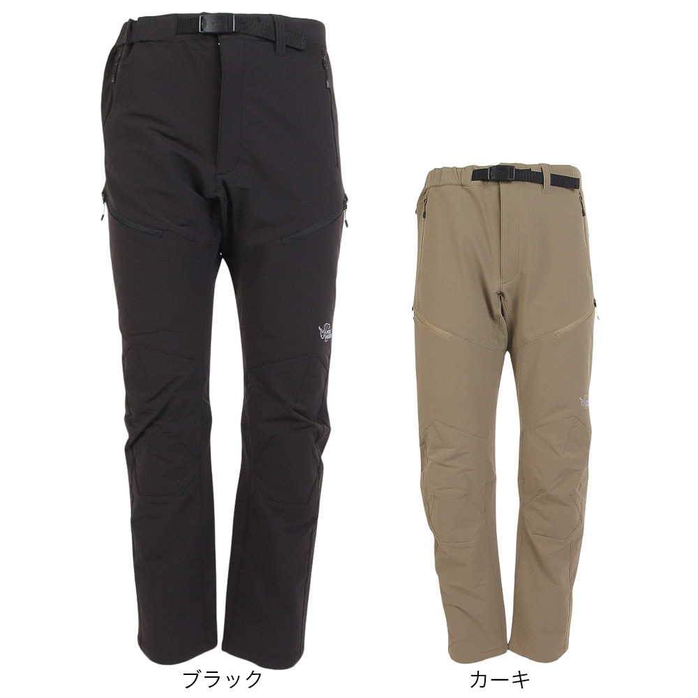 POLEWARDS（メンズ）パンツ ボトム デュラブル サーモトレックパンツ PW2QJD12 L.KAK カーキ 高耐久 撥水 ストレッチ