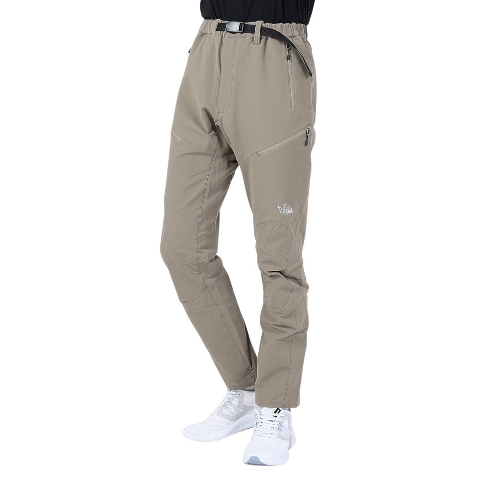 POLEWARDS（メンズ）パンツ ボトム デュラブル サーモトレックパンツ PW2QJD12 L.KAK カーキ 高耐久 撥水 ストレッチ