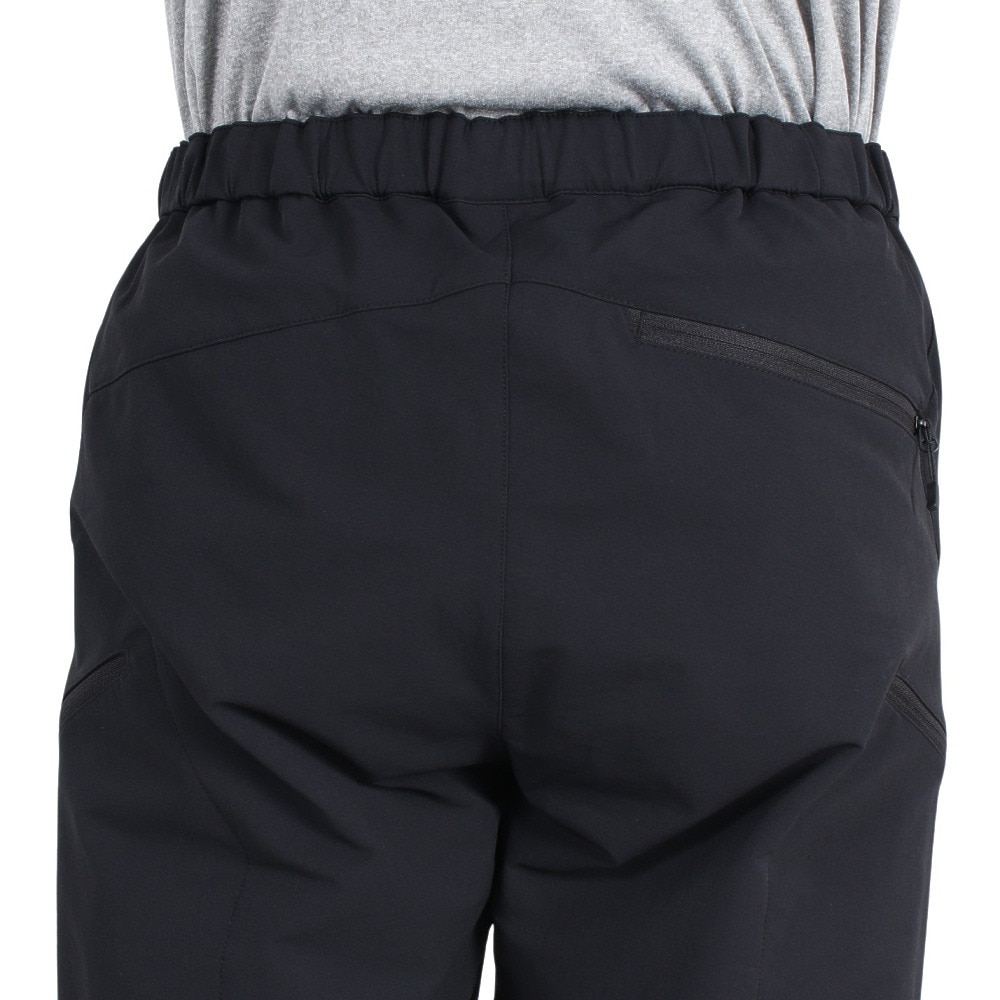 POLEWARDS（メンズ）パンツ ボトム サーマルライニング トレックパンツ PW2SJD03 BLK ブラック ストレッチ 保温 