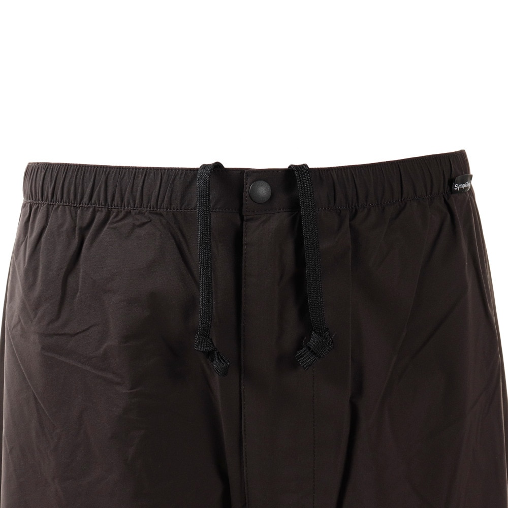 POLEWARDS（メンズ）レインパンツ SYMPATEX ストレッチガイドパンツ PW22JD05 BLK ブラック 収納袋付 防水 防風
