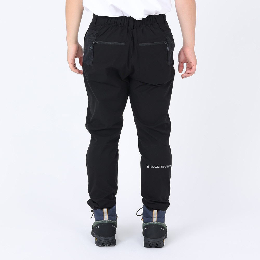 ロジャーエーガー（ROGEREGGER）（メンズ）スイスブランド 撥水 4Way ストレッチ マルチポケット テーパード パンツ RE23SVT5610022BLK ブラック