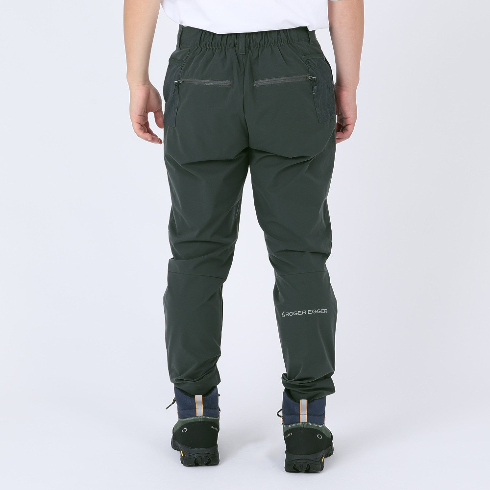 ロジャーエーガー（ROGEREGGER）（メンズ）スイスブランド 撥水 4Way ストレッチ マルチポケット テーパード パンツ RE23SVT5610022CHC チャコールグレー