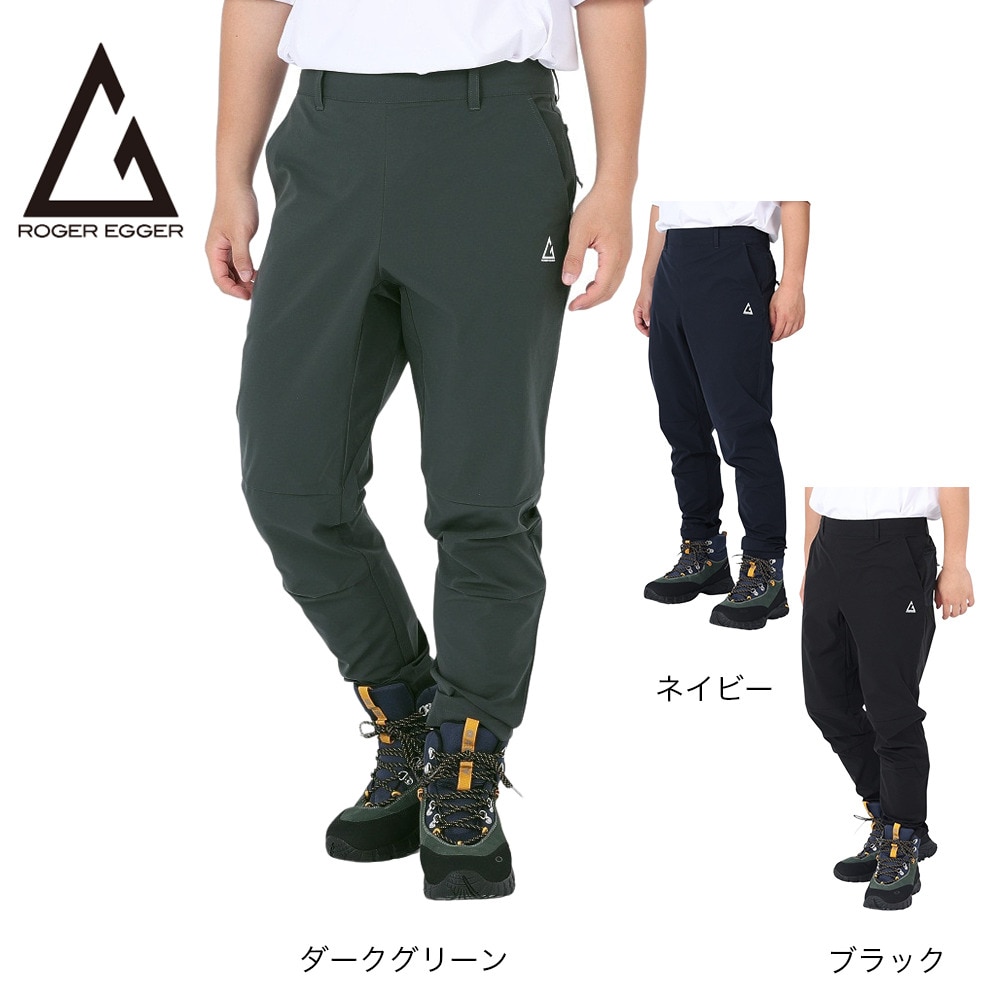 ロジャーエーガー（ROGEREGGER）（メンズ）スイスブランド 撥水 4Way ストレッチ マルチポケット テーパード パンツ RE23SVT5610022BLK ブラック