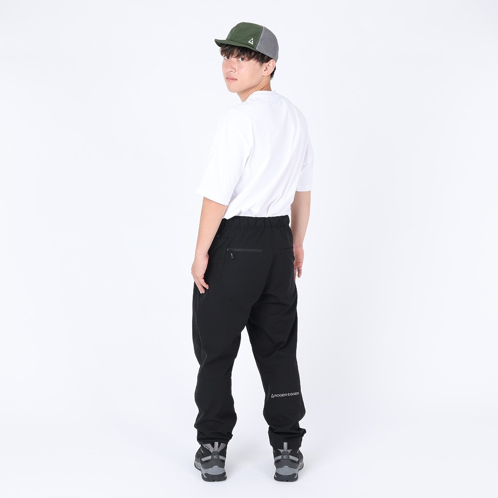ロジャーエーガー（ROGEREGGER）（メンズ）スイスブランド 軽量 撥水 4Way ストレッチ ワイド パンツ RE23SVT5610023BLK ブラック