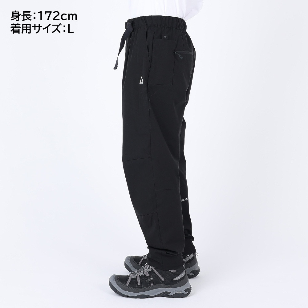 ロジャーエーガー（ROGEREGGER）（メンズ）スイスブランド 軽量 撥水 4Way ストレッチ ワイド パンツ RE23SVT5610023BLK ブラック
