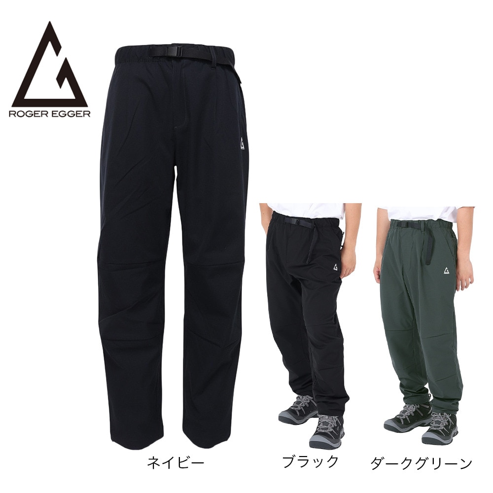ロジャーエーガー（ROGEREGGER）（メンズ）スイスブランド 軽量 撥水 4Way ストレッチ ワイド パンツ RE23SVT5610023CHC チャコールグレー