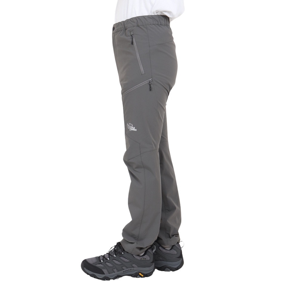 POLEWARDS（メンズ）パンツ ボトム コーデュラ フレックスパンツ PW2PJD06 GMT チャコールグレー 耐久性 撥水 軽量