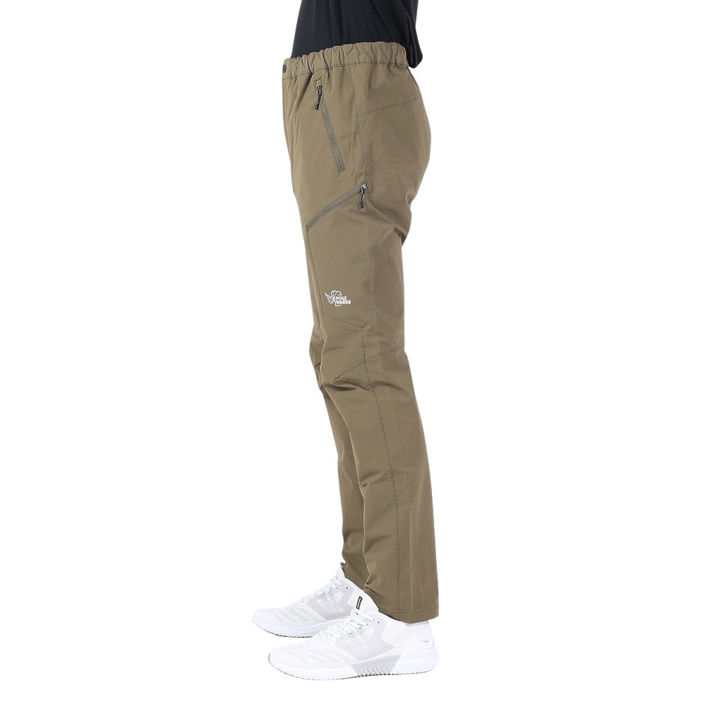 POLEWARDS（メンズ）パンツ ボトム コーデュラ フレックスパンツ PW2PJD06 KHK カーキ 耐久性 撥水 軽量