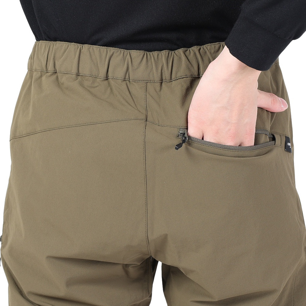POLEWARDS（メンズ）パンツ ボトム コーデュラ フレックスパンツ PW2PJD06 KHK カーキ 耐久性 撥水 軽量