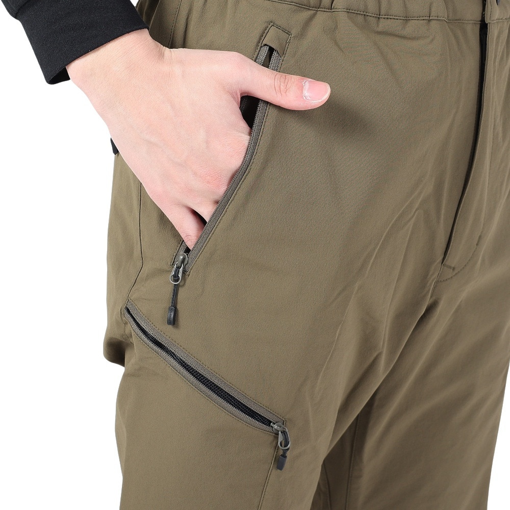 POLEWARDS（メンズ）パンツ ボトム コーデュラ フレックスパンツ PW2PJD06 KHK カーキ 耐久性 撥水 軽量