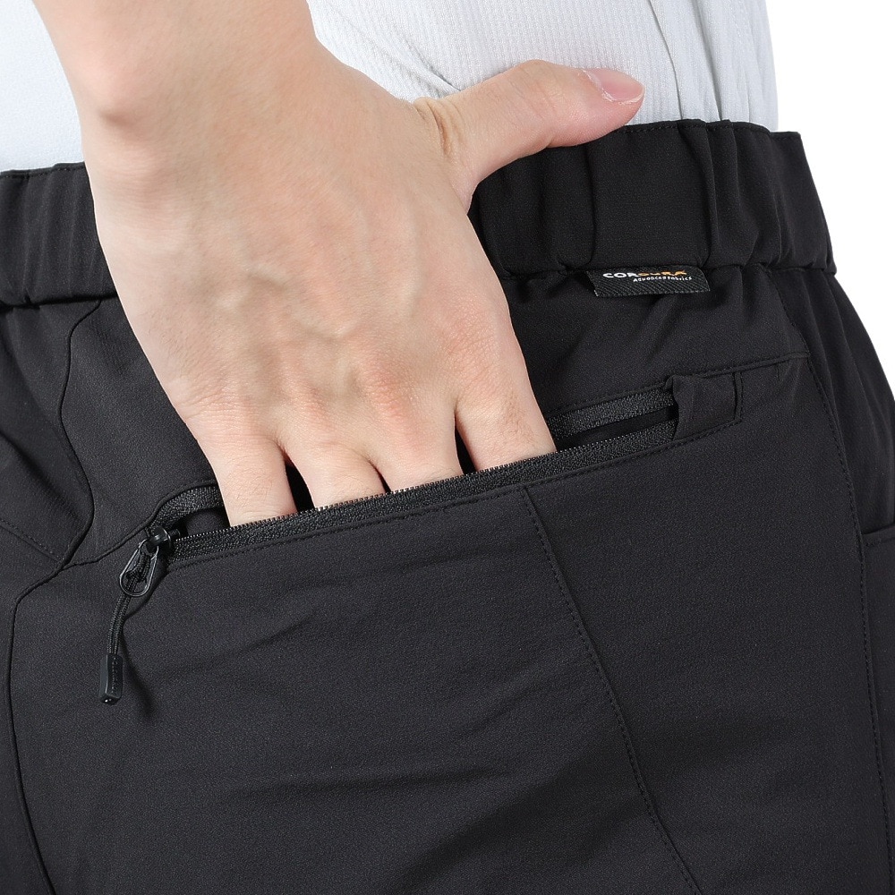 POLEWARDS（メンズ）パンツ ボトム CODURA LIGHT トレッキングパンツ PW2RJD07 BLK ブラック ストレッチ 高耐久