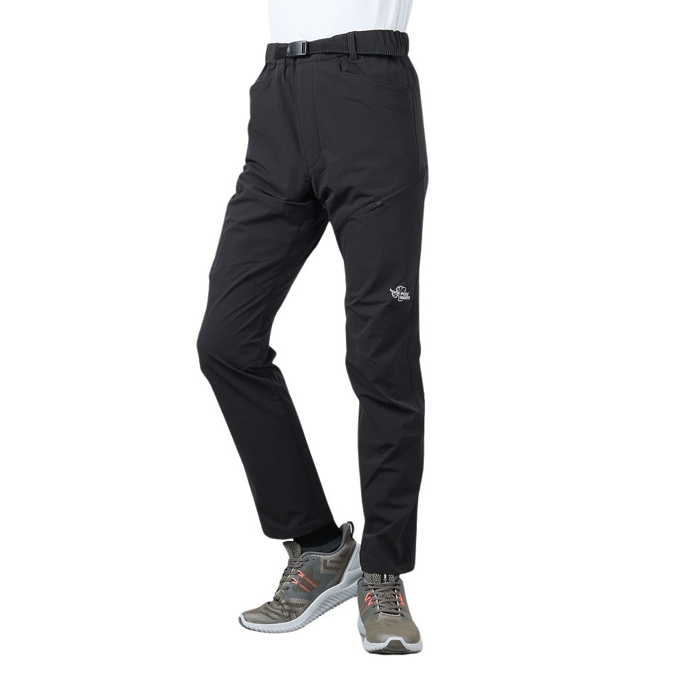 POLEWARDS（メンズ）パンツ ボトム CODURA LIGHT トレッキングパンツ PW2RJD07 BLK ブラック ストレッチ 高耐久