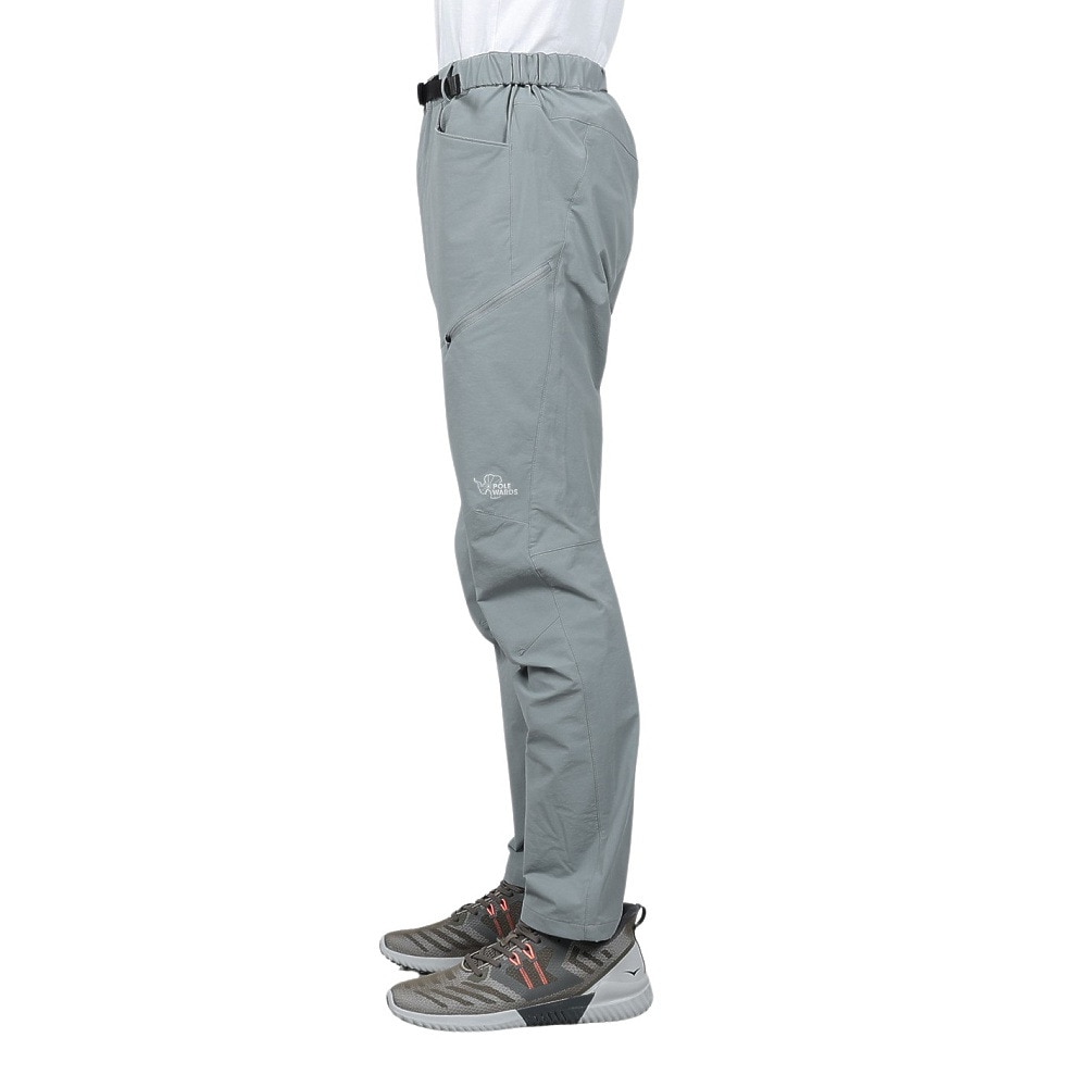 POLEWARDS（メンズ）パンツ ボトム CORDURA LIGHT トレッキングパンツ PW2RJD07 LGRY グレー ストレッチ 高耐久