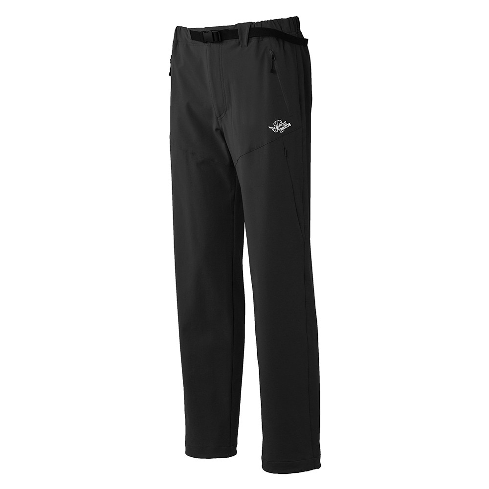 POLEWARDS（メンズ）CORDURA VERSATILE PANTS ブラック PW27JC36BLK トレッキングパンツ ボトム カジュアル アウトドア スポーツ ハイキング ストレッチ