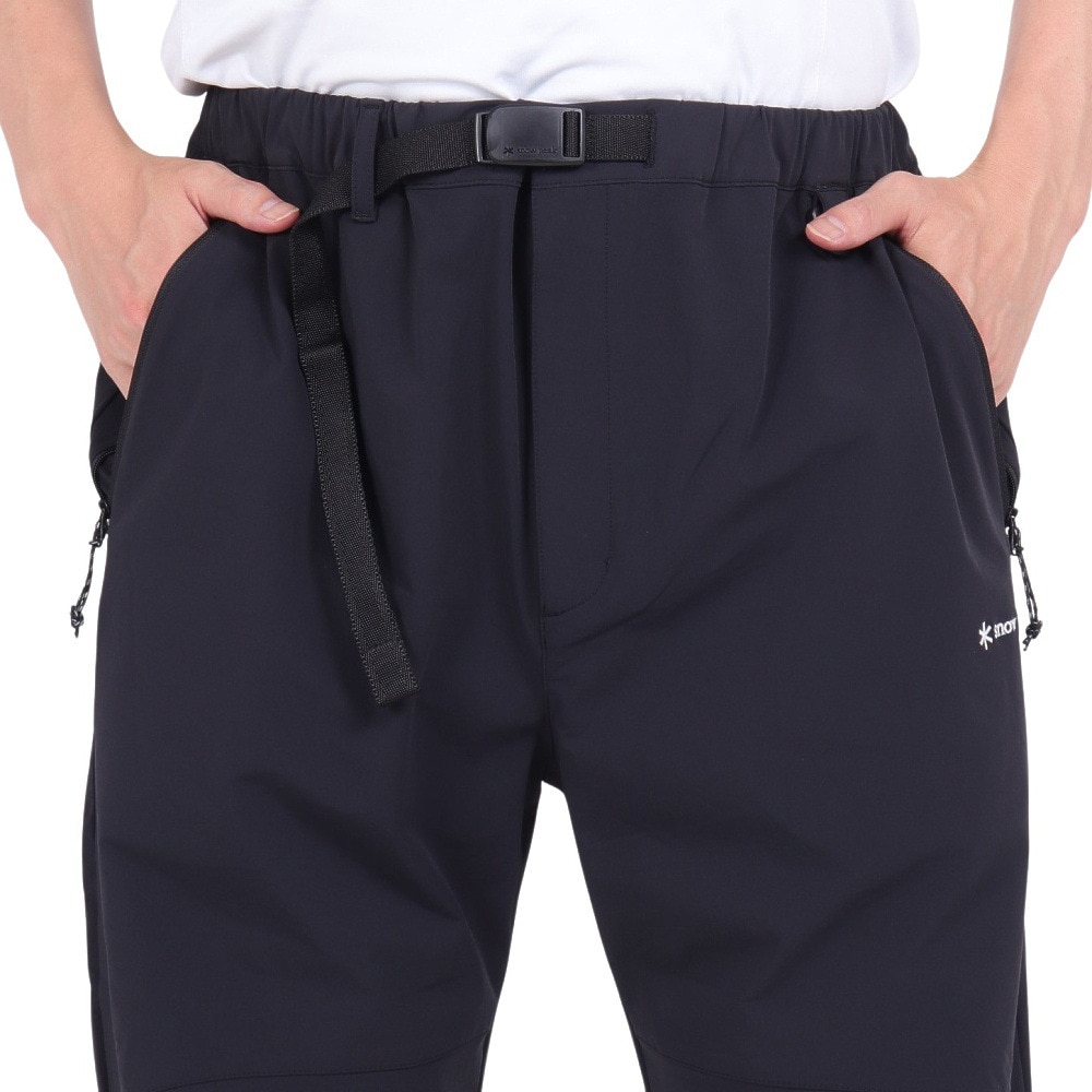 スノーピーク（snow peak）（メンズ、レディース）パンツ ボトム Strech Cloth パンツ SPS-PA-21AU002BK ブラック ウエスト調節 ストレッチパンツ