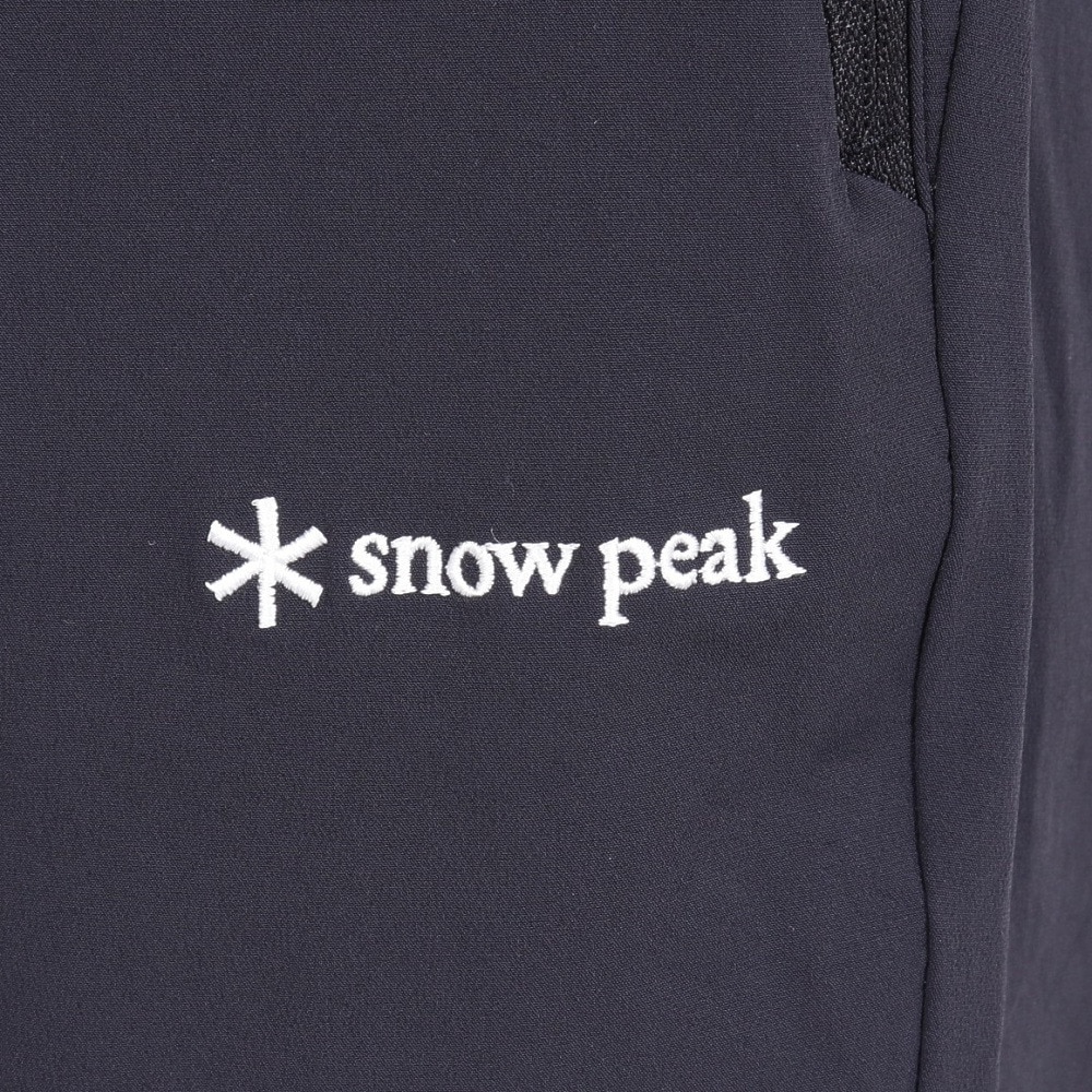 スノーピーク（snow peak）（メンズ、レディース）パンツ ボトム Strech Cloth パンツ SPS-PA-21AU002BK ブラック ウエスト調節 ストレッチパンツ