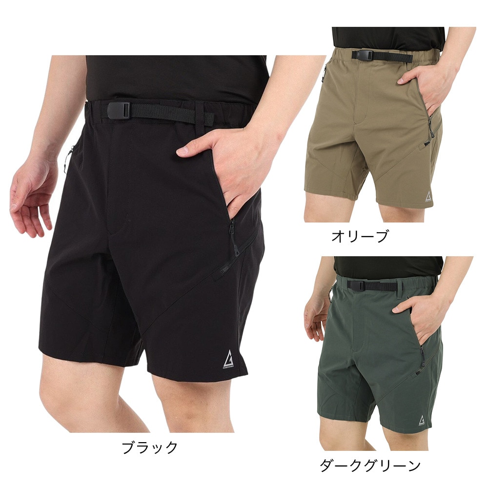 ロジャーエーガー（ROGEREGGER）（メンズ）スイスブランド 撥水 4Way ストレッチ BYFARDRY EX ショートパンツ RE2STN561021 BLK ブラック